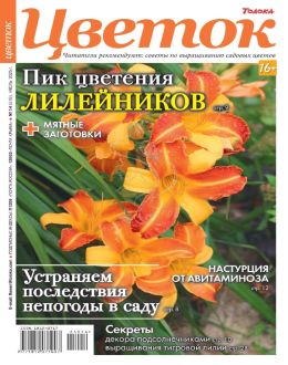 Цветок №14 июль 2025 обложка журнала Цветок №14 июль 2025